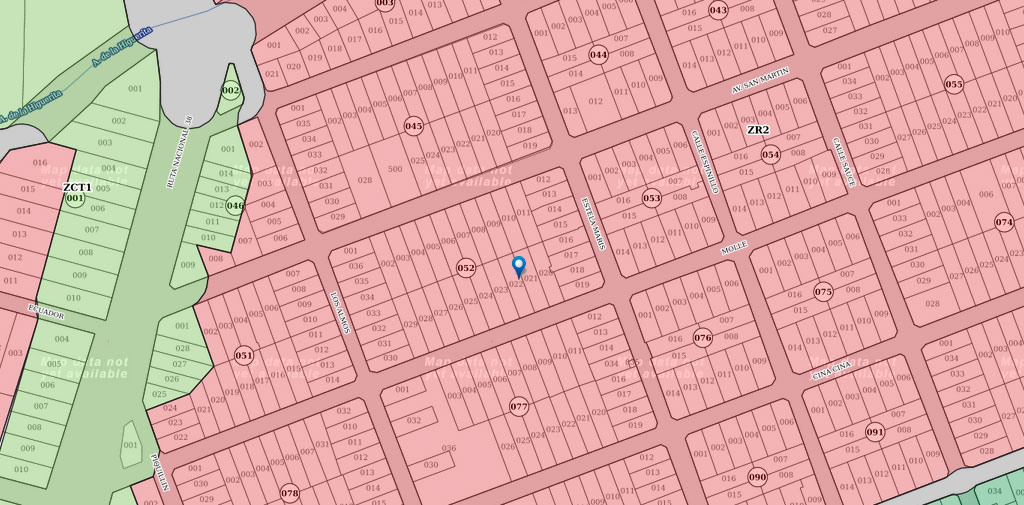 Mapa Planeamiento Urbano